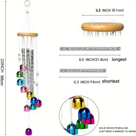 1pc Colorful Wind Chimes