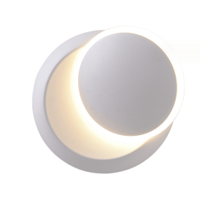 Nordic simple round rotating outdoor bedroom courtyard wall lamp
