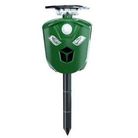 Electric Solar Powered Ultrasonic Animal Repeller 360°