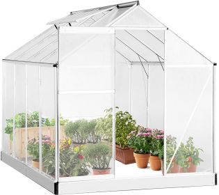Aluminum Outdoor Greenhouse, with Adjustable Roof Vent