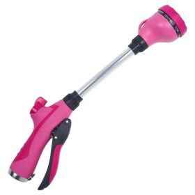 Sprout 8-Pattern 15" Watering Wand in Raspberry Red