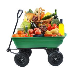 Folding car dump truck with steel frame, 300 pound capacity, 75 liter truck body