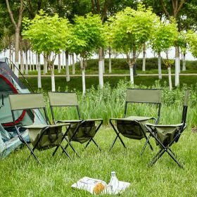 4-piece Folding Outdoor Chair with Storage Bag