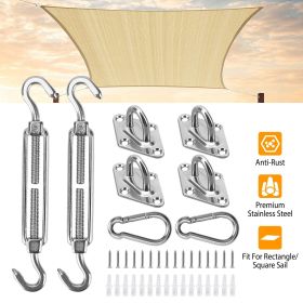 Sail Hardware Kit Stainless Steel Canopy Installation Kit Fixing Accessory