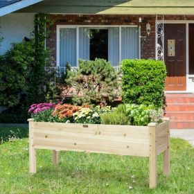 Raised Garden Bed Elevated Planter Box Wood