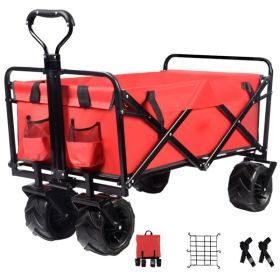 Collapsible Heavy Duty Beach Wagon Folding Utility
