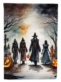 Vampires Spooky Halloween Garden Flag Mailbox Flag Decorative Yard Flag Banner Outside Patio Artwork Yard Flower Beds, Garden Size, Multicolor