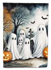 Ghosts Spooky Halloween Garden Flag Mailbox Flag Decorative Yard Flag Banner Outside Patio Artwork Yard Flower Beds, Garden Size, Multicolor
