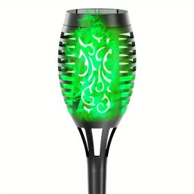 4/8/12pcs/pack Solar Outdoor Lights (Color: Green Light, size: 1pc)