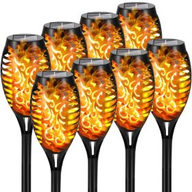 4/8/12pcs/pack Solar Outdoor Lights (Color: Yellow Light, size: 8pcs)