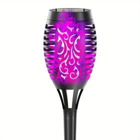4/8/12pcs/pack Solar Outdoor Lights (Color: Purple Light, size: 1pc)