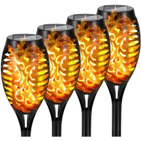 4/8/12pcs/pack Solar Outdoor Lights (Color: Yellow Light, size: 4pcs)