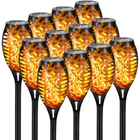 4/8/12pcs/pack Solar Outdoor Lights (Color: Yellow Light, size: 12pcs)
