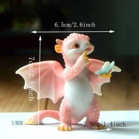1pc Miniature Fairy Garden Figurines (Items: Butterfly And Dragon)