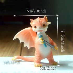 1pc Miniature Fairy Garden Figurines (Items: Dragon With Microphone)