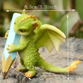 1pc Miniature Fairy Garden Figurines (Items: Drawing Dragon)
