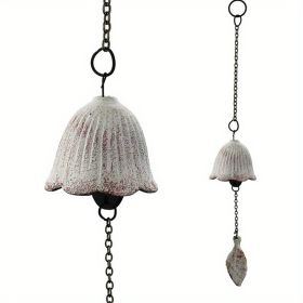 1pc, Creative Japanese Cast Iron Wind Chime Hanging Decoration (Color: White)