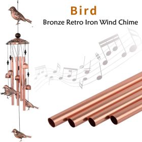 1pc Vintage Metal Butterfly Turtle Iron Owl Animal Wind Chime (Style: Bird)