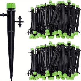 20pcs/50pcs Drip Emitters Perfect For 4/7mm Tube PE Pipe (Color: green, Quantity: 20pcs)