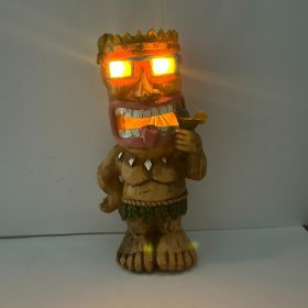 Solar Tiki Solar Powered Flickering LED Garden Light (Model: Cocktail B)