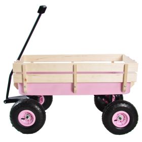 Outdoor station wagon all-terrain pull (red) (red: pink)