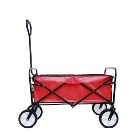 Outdoor Folding Wagon Garden (Color: Red)